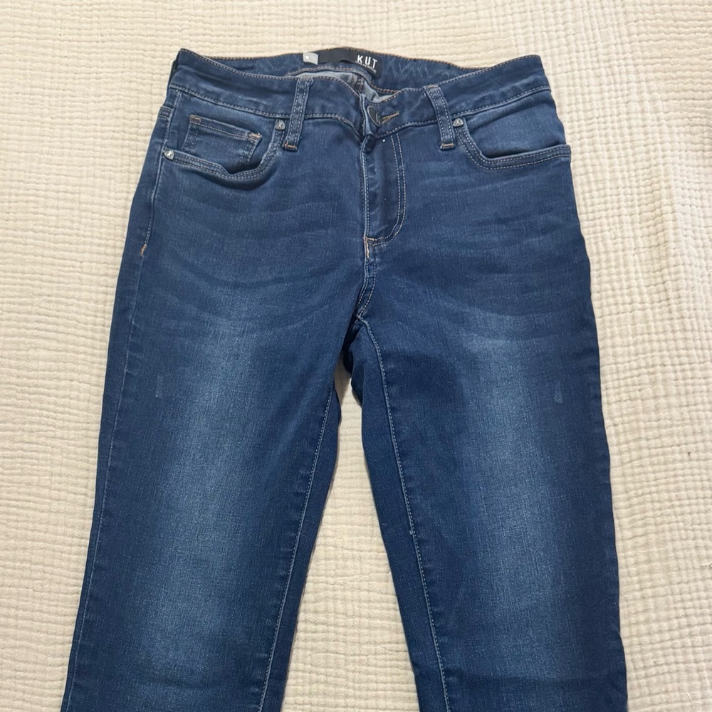 Women's KUT FROM THE KLOTH size zero ankle skinny jeans